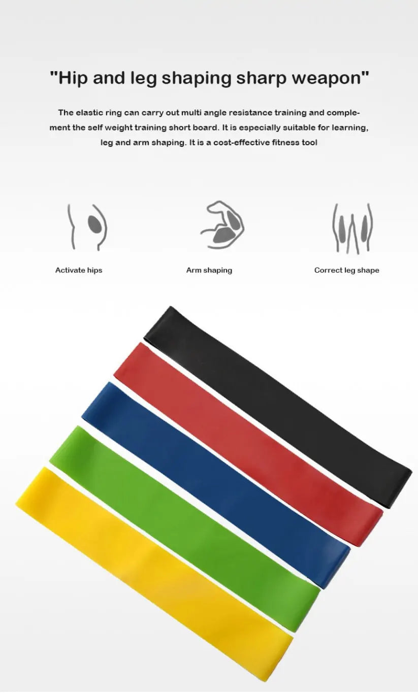 5pcs Yoga Tension Belt