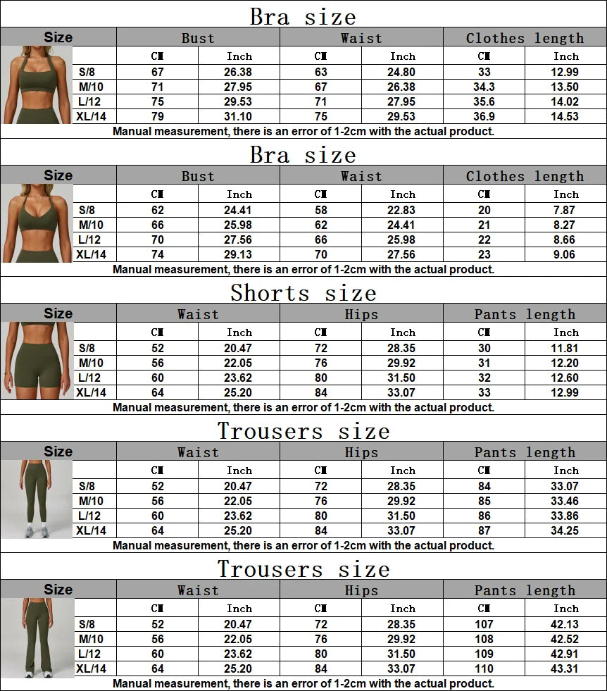 High Waist Leggings & Sports Bra 2PCS Yoga Gym Set