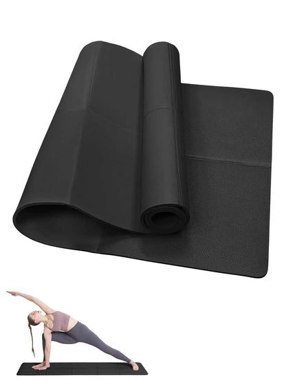 Yoga Mat Pilates Fitness Mat 3/4/6mm Thickness