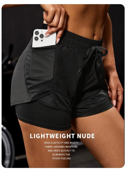 Elastic Sports Shorts