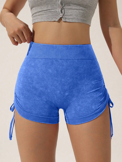 Drawstring sports shorts